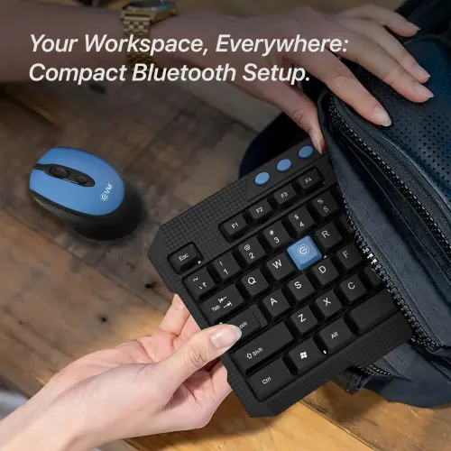 EVM WLKM-036 Wireless Keyboard and Mouse Combo (Black)