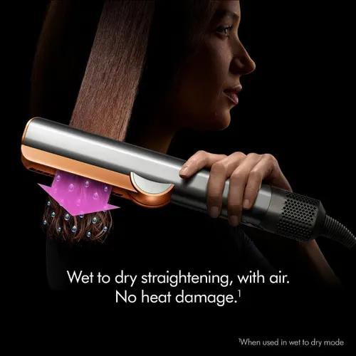 Dyson Airstrait Hair Straightener with No Heat Damage Technology, Bright Nickle & Bright Copper (408213-01) 4 Dyson Airstrait Hair Straightener with No Heat Damage Technology, Bright Nickle & Bright Copper (408213-01)