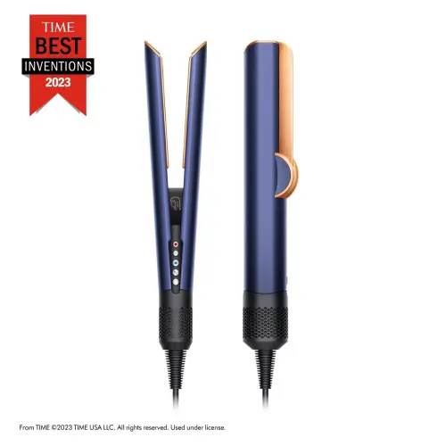 Dyson Airstrait Hair Straightener with No Heat Damage Technology, Prussian Blue & Rich Copper (408235-01)