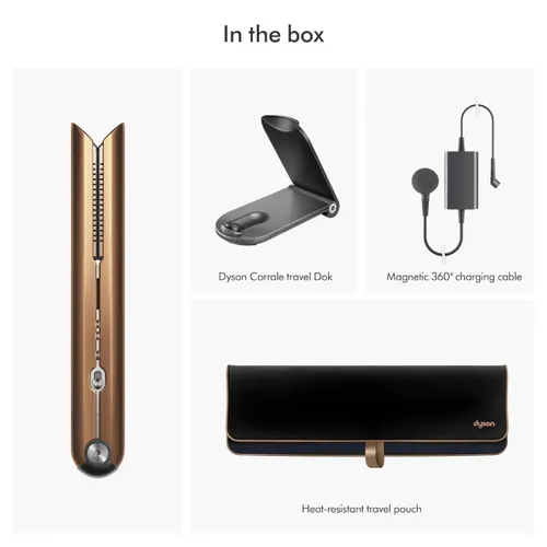 Dyson Corrale Hair Straightener with Intelligent Heat Control, Bright Copper & Bright Nickel (413114-01) 12 Dyson Corrale Hair Straightener with Intelligent Heat Control, Bright Copper & Bright Nickel (413114-01)