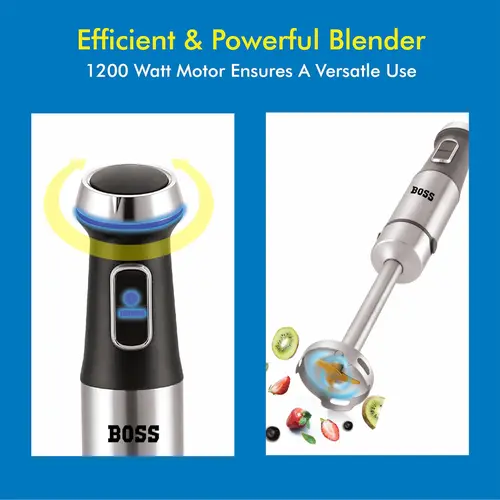 Boss Stellar B140 Hand Blender with 1200W, Two Speed Control (Black) 4 Boss Stellar B140 Hand Blender with 1200W, Two Speed Control (Black)