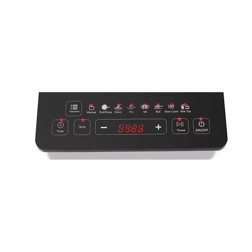 Preethi Excel Plus 117 Induction Cooktop with Large Heating Base, 7 Preset Menu, 1600 W (IC 117)