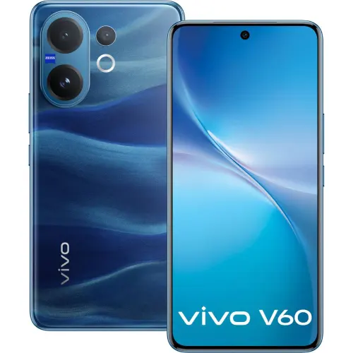 vivo V60 5G (8GB RAM, 256GB Storage) | Snapdragon 7 Gen 4 | 6500mAh Battery | IP68 & IP69 Rating | Moonlit Blue