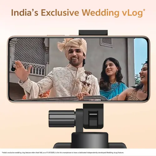 vivo V60 5G (8GB RAM, 256GB Storage) | Snapdragon 7 Gen 4 | 6500mAh Battery | IP68 & IP69 Rating | Auspicious Gold 7 vivo V60 5G (8GB RAM, 256GB Storage) | Snapdragon 7 Gen 4 | 6500mAh Battery | IP68 & IP69 Rating | Auspicious Gold