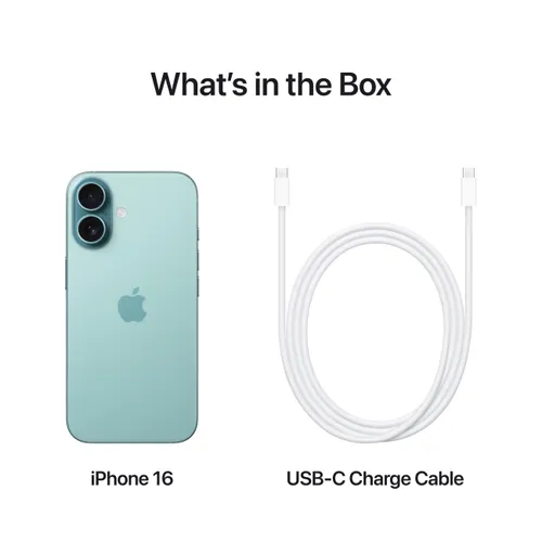 Apple iPhone 16 (128GB Storage, Teal) 7 Apple iPhone 16 (128GB Storage, Teal)