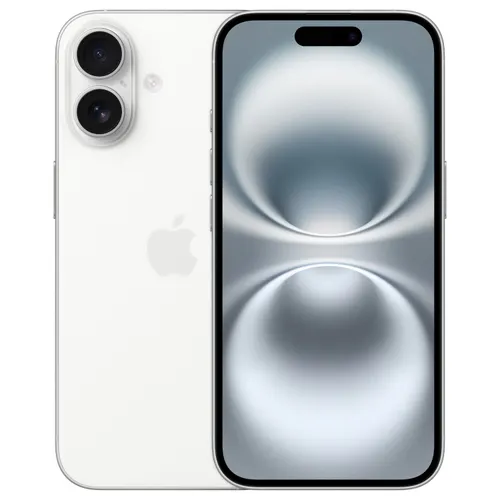 Apple iPhone 16 (128GB Storage, White)