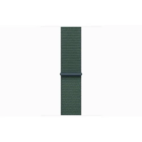 Apple Watch SE GPS 44mm Starlight Aluminium Case with Lake Green Sport Loop