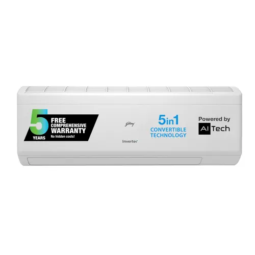 Godrej 2 Ton (3 Star Inverter) Split AC with 5in1 Convert Technology | Anti-Dust Filter | Copper Condenser (SIC24ITC3-WWR)