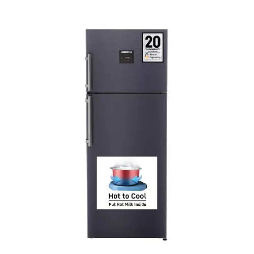 Liebherr 428 Litres 2 Star Double Door Frost Free Refrigerator with EasyFresh Technology | DuoCooling | Spice Boxes (TEBcsB 4255, Cobalt Steel)