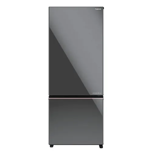 Panasonic Prime Convertible Bottom-Mount 450 L Frost Free Double Door Refrigerator with 6-Stage Smart Inverter (NRBK468BGMN, Mirror Glass)