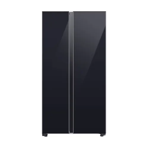 Samsung 653 L Convertible 5 in 1 Side by Side Refrigerator with 3 Star, Auto Open Door (RS76CB81A333, Glam Deep Charcoal)
