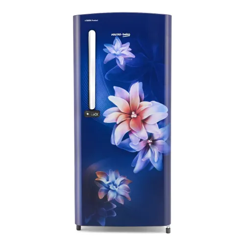 Voltas Beko 185 L Single Door Direct Cool Refrigerator with 3 Star, Fresh Box Technology, Adjustable Shelves (RDC220C/S0BSE0M0000GD, Stella Blue)