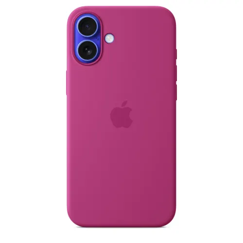 Apple iPhone 16 Plus Silicone Case With Magsafe - Fuchsia