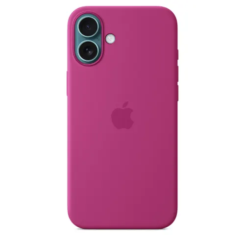 Apple iPhone 16 Plus Silicone Case With Magsafe - Fuchsia