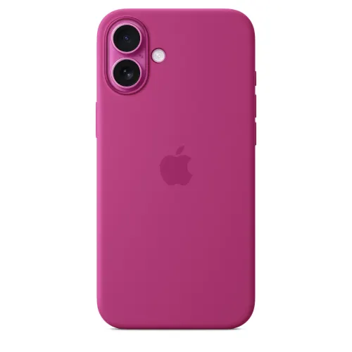 Apple iPhone 16 Plus Silicone Case With Magsafe - Fuchsia