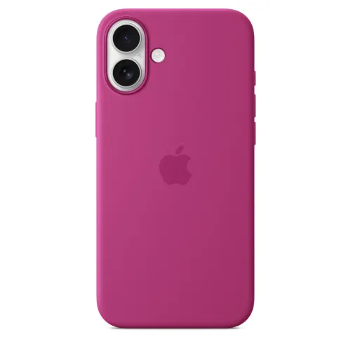 Apple iPhone 16 Plus Silicone Case With Magsafe - Fuchsia 4 Apple iPhone 16 Plus Silicone Case With Magsafe - Fuchsia