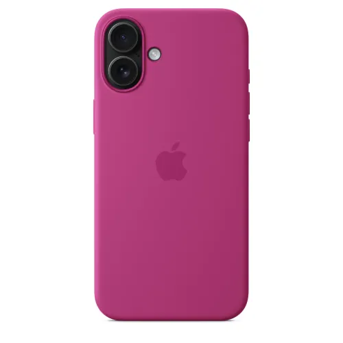 Apple iPhone 16 Plus Silicone Case With Magsafe - Fuchsia 5 Apple iPhone 16 Plus Silicone Case With Magsafe - Fuchsia