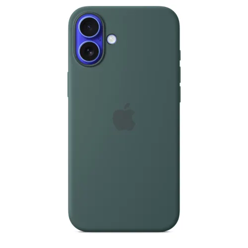 Apple iPhone 16 Plus Silicone Case With Magsafe - Lake Green