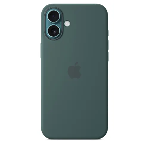 Apple iPhone 16 Plus Silicone Case With Magsafe - Lake Green