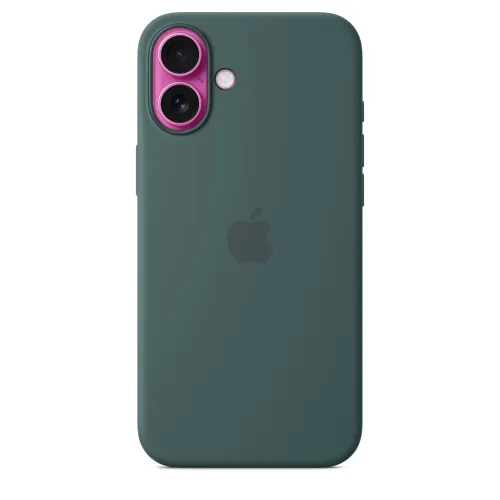 Apple iPhone 16 Plus Silicone Case With Magsafe - Lake Green