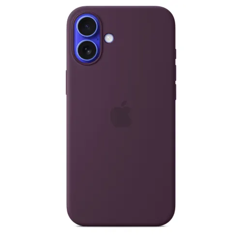 Apple iPhone 16 Plus Silicone Case With Magsafe - Plum