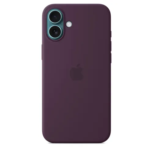 Apple iPhone 16 Plus Silicone Case With Magsafe - Plum