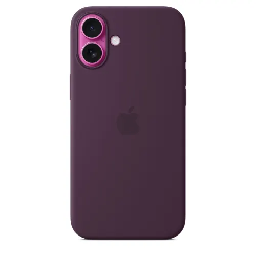 Apple iPhone 16 Plus Silicone Case With Magsafe - Plum