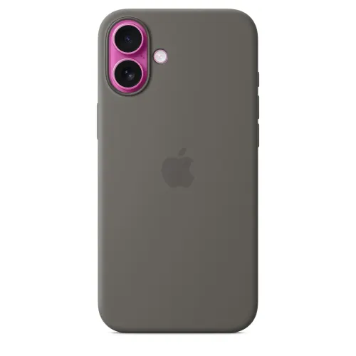 Apple iPhone 16 Plus Silicone Case With Magsafe - Stone Grey