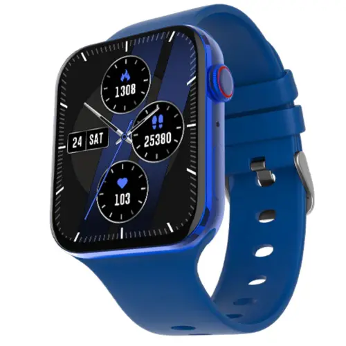 Fire-Boltt Visionary with AMOLED Display, 100+ Sports Mode, TWS Connection, Voice Assistance, IP68 Rating (Blue)