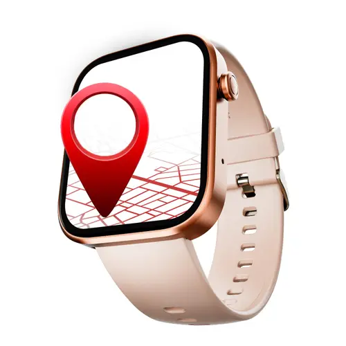 Boat Smart Watch Storm Call 3 with Turn-by-Turn Navigation, 1.83â?HD Display, Bluetooth Calling, Crest+ OS, (Cherry Blossom)