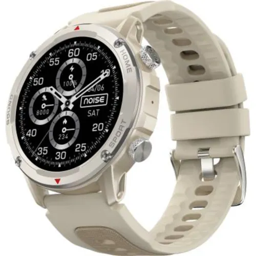 NoiseFit Venture Smart Watch with 1.39 inch TruView Display, AI Voice Assistance, Rugged Design, 300+ Watchfaces (Mist Grey)