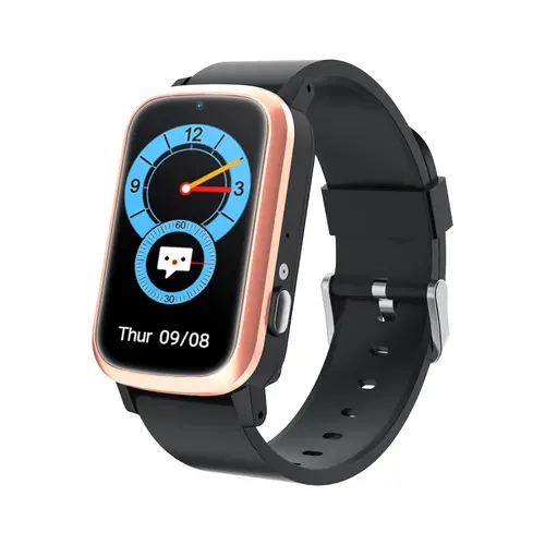 WatchOut Wearables Mini Pro Kids Smartwatch with 1.47 Inch Display, Tons of Safety Features, One Button SOS, GPS, (Sunset Gold)