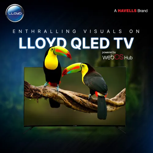 Lloyd 140cm (55 inches) QLED Smart WebOS LED TV (55PS851F)