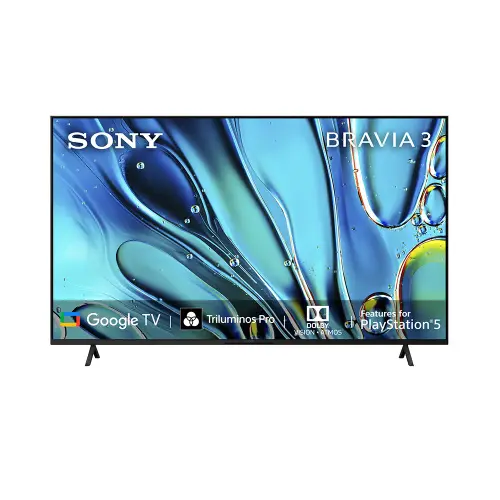 Sony BRAVIA 3 139 cm (55 Inch)) 4K Ultra HD LED Google TV - HDR10/HLG, Dolby Vision, Dolby Atmos, 4K HDR Processor X1, K-55S30