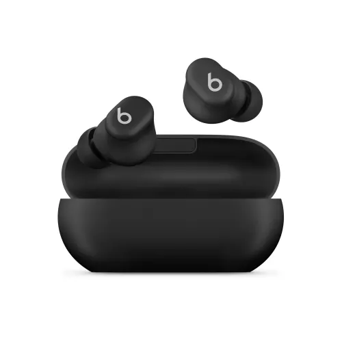 Beats Solo Buds Wireless Bluetooth Earbuds with 18 Hours of Battery Life | Apple & Android Compatibility | Built-in Microphone (Matt Black)