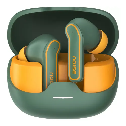 Noise Pop True Wireless Earbuds with 50 hours of playback, 10mm Drivers, Quad Mic with ENC (Forest Pop)