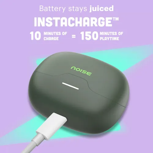 Noise Pop True Wireless Earbuds with 50 hours of playback, 10mm Drivers, Quad Mic with ENC (Moon Pop) 7 Noise Pop True Wireless Earbuds with 50 hours of playback, 10mm Drivers, Quad Mic with ENC (Moon Pop)
