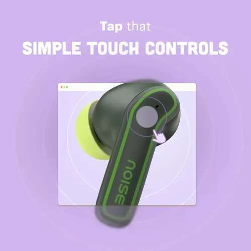 Noise Pop True Wireless Earbuds with 50 hours of playback, 10mm Drivers, Quad Mic with ENC (Moon Pop) 9 Noise Pop True Wireless Earbuds with 50 hours of playback, 10mm Drivers, Quad Mic with ENC (Moon Pop)