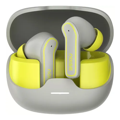 Noise Pop True Wireless Earbuds with 50 hours of playback, 10mm Drivers, Quad Mic with ENC (Steel Pop)