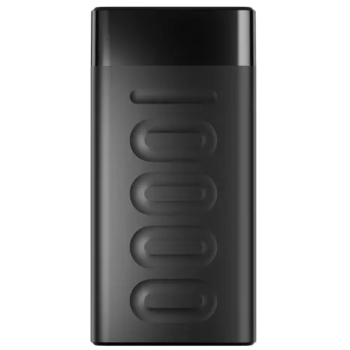 Ambrane Stylo 10000 mAh Fast Charging Powerbank With Sleek & Stylish Design (Black)
