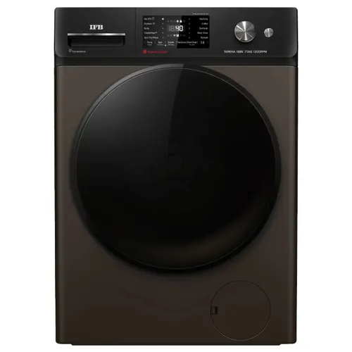 IFB 7 Kg Automatic Front Load Washing Machine with AI Technology | 1200 RPM Speed | Power Steam | Wi-Fi/Voice Enabled (Serena MBN 7012K, Mocha)