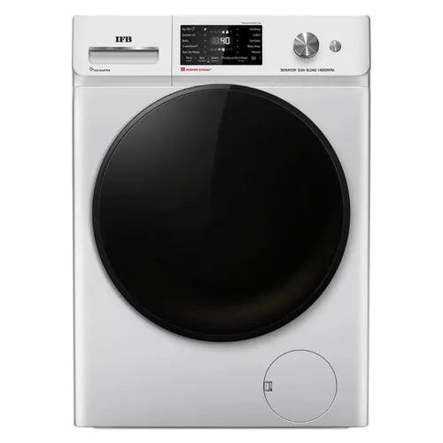 IFB 8 Kg Fully Automatic Front Load Washing Machine with 1400 RPM Spin Speed | Power Steam | Wi-Fi/Voice Enabled (Senator SXN 8014K, Rich Silver)