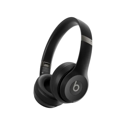 Beats Solo 4 Wireless Bluetooth Headphones With Up to 50H of Battery Life, Mic, 3.5mm audio cable, Apple & Android Compatible, Matt Black