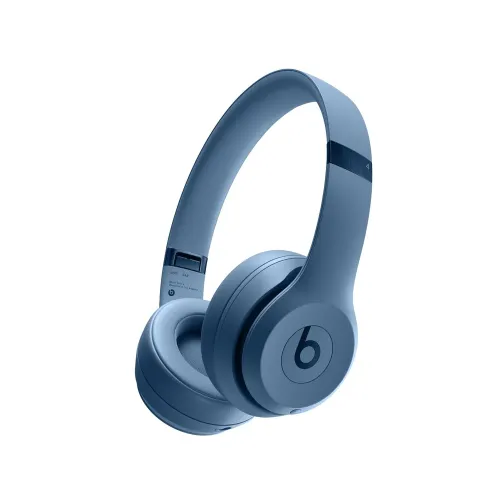 Beats Solo 4 Wireless Bluetooth Headphones With Up to 50H of Battery Life, Mic, 3.5mm audio cable, Apple & Android Compatible, Slate Blue