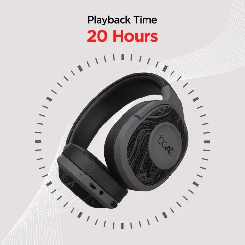 boAt Rockerz 558 Bluetooth Headphone with 50mm premium drivers, Immersive Audio, Physical Noise Isolation (Black) 4 boAt Rockerz 558 Bluetooth Headphone with 50mm premium drivers, Immersive Audio, Physical Noise Isolation (Black)