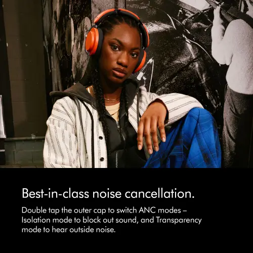 Dyson OnTracâ?Headphones with Noise Cancellation, Up to 55 hours Battery Life, MyDysonâ?app (Ceramic Cinnabar) 3 Dyson OnTracâ?Headphones with Noise Cancellation, Up to 55 hours Battery Life, MyDysonâ?app (Ceramic Cinnabar)