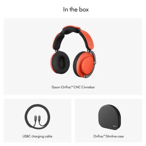 Dyson OnTracâ?Headphones with Noise Cancellation, Up to 55 hours Battery Life, MyDysonâ?app (Ceramic Cinnabar) 9 Dyson OnTracâ?Headphones with Noise Cancellation, Up to 55 hours Battery Life, MyDysonâ?app (Ceramic Cinnabar)