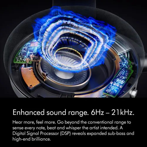 Dyson OnTracâ?Headphones with Noise Cancellation, Up to 55 hours Battery Life, MyDysonâ?app (CNC Aluminium) 4 Dyson OnTracâ?Headphones with Noise Cancellation, Up to 55 hours Battery Life, MyDysonâ?app (CNC Aluminium)