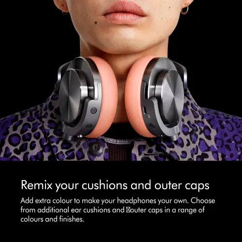Dyson OnTracâ?Headphones with Noise Cancellation, Up to 55 hours Battery Life, MyDysonâ?app (CNC Aluminium) 6 Dyson OnTracâ?Headphones with Noise Cancellation, Up to 55 hours Battery Life, MyDysonâ?app (CNC Aluminium)