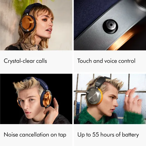 Dyson OnTracâ?Headphones with Noise Cancellation, Up to 55 hours Battery Life, MyDysonâ?app (CNC Aluminium) 7 Dyson OnTracâ?Headphones with Noise Cancellation, Up to 55 hours Battery Life, MyDysonâ?app (CNC Aluminium)